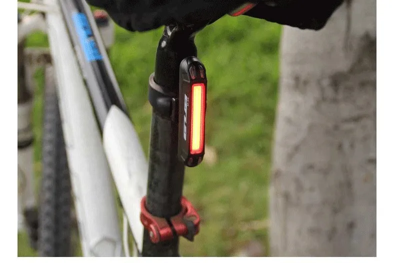 Cheap GUB bicycle tail light rear light usb rechargeable powerful waterproof led  light road mountain mtb bike lights lamp 13