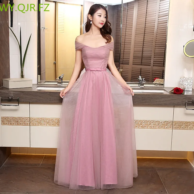 SJZL98PDFlat Shouders new 2017 new style Korean bridesmaid dresses and