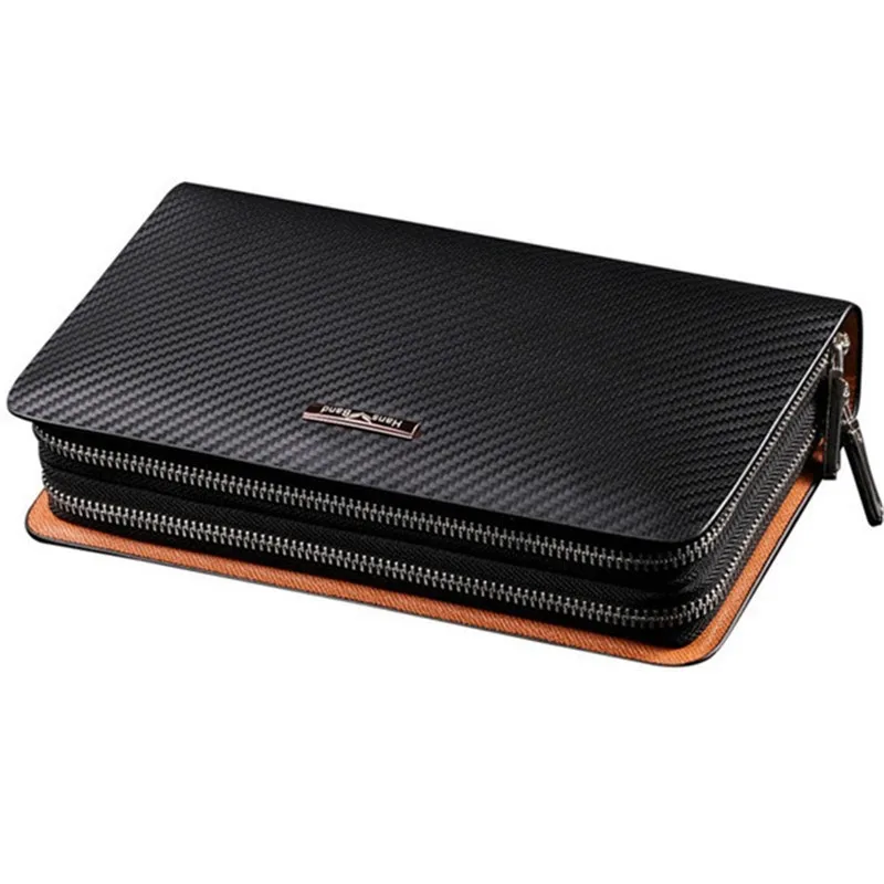 Men Wallet Fashion Genuine Leather Bag Handbags Double Zipper Men Clutch Bags Brand Hand Bag Luxury Business Long Men Wallets Men Wallet Fashion Genuine Leather Bag Handbags Double Zipper Men Clutch Bags Brand Hand Bag Luxury Business Long Men Wallets