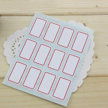 

12Sheets Self Adhesive Label Stickers Office Lab Bottle Tags Printing Paper