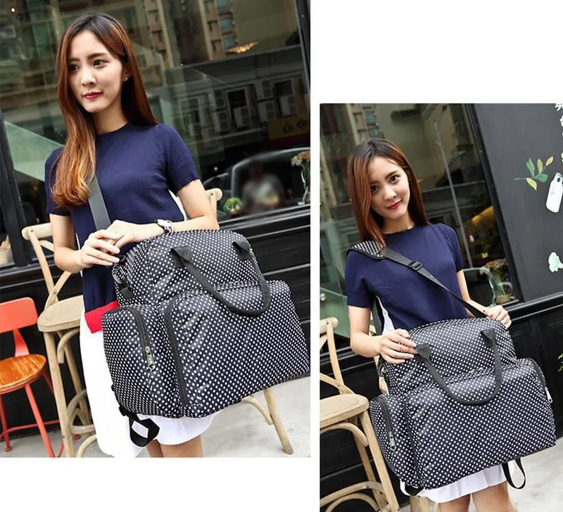 343412cm Fashion Baby Diaper Bags Backpack Nappy Changing Bag For Mom Dot Women Messenger Tote Mother Maternity Bag Ladies (2)