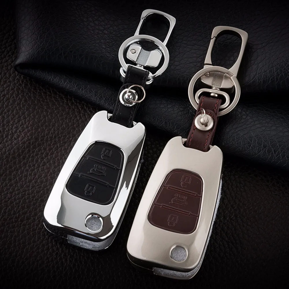 key fob kia case sorento rio leather sportage hyundai k5 ceed zinc k2 alloy ix35 i35 i30 verna solaris accent