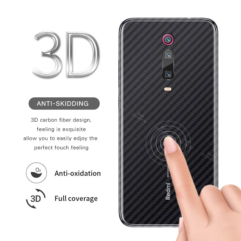 3D защитная задняя пленка из углеродного волокна для Xiaomi redmi K20 MI9T PRO k20pro наклейка