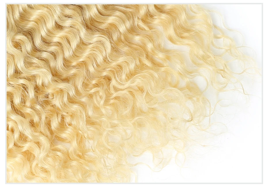 1B 613 Blonde Deep Wave Ombre Hair Bundle (26)