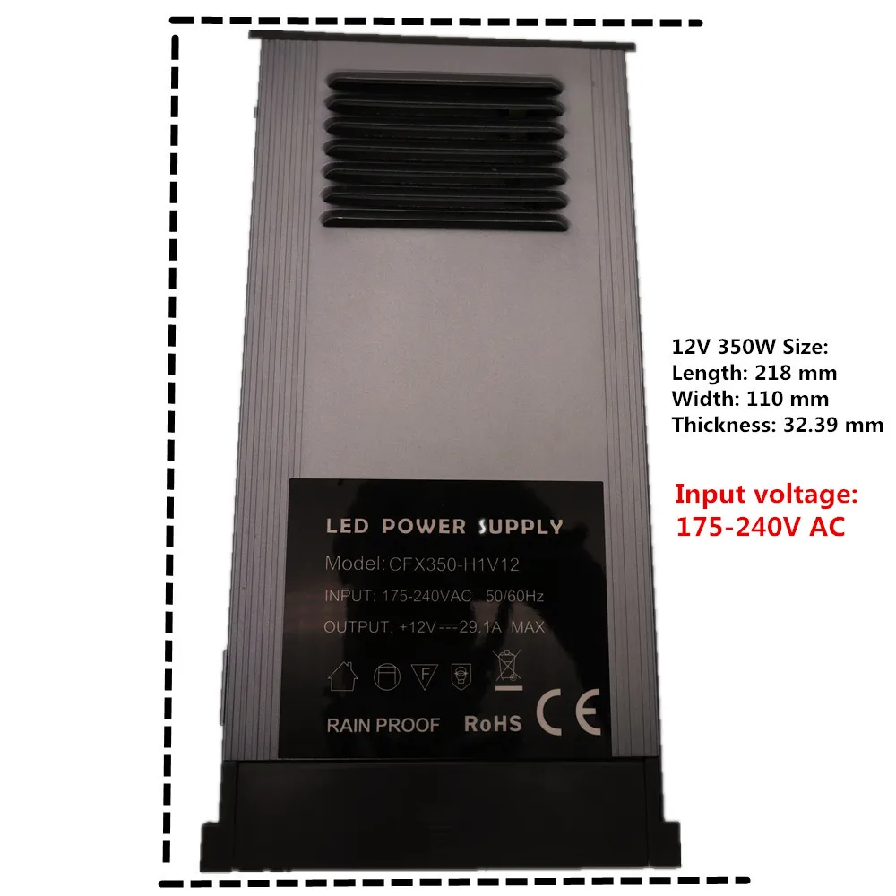 350W