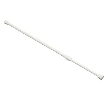 

Spring Loaded Extendable Telescopic Net Voile Tension Curtain Rail Pole Rod Rods White 60*110cm