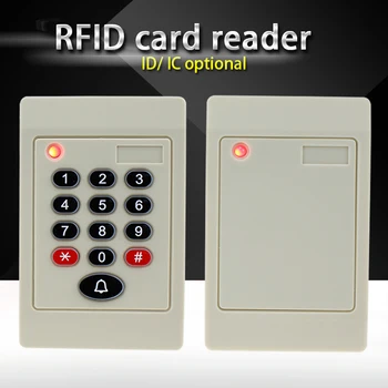 

ABS Waterproof RFID Reader 125KHz /13.56MHz Card Reader Lector RFID With Keypad/ Without Keypad RF WG26 EM ID Reader