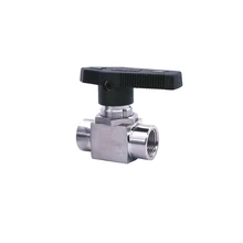 Нержавеющая сталь 304 1/" BSPP Женская деталь сферического клапана Pnael крепление