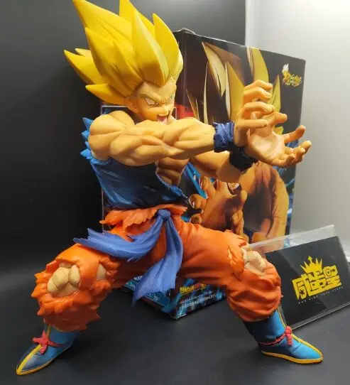 BANPRESTO LG Goku Dragon Ball Z легенды COLLAB камехамеха Сон Гоку модель игрушки Brinquedos