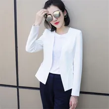 Женский блейзер сезон весна осень размера плюс Xl приталенный Модный женский костюм с пуговицами и накладными карманами Брендовая женская одежда A3305