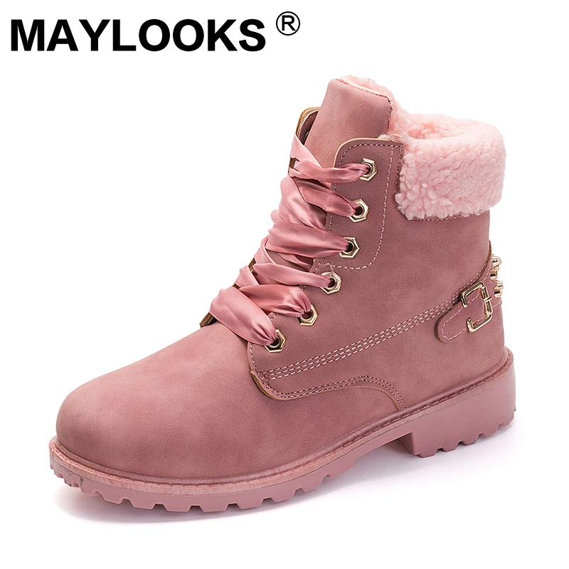 

Martin boots women's cotton boots plus velvet warm boots rivet women's boots M-RXTX781
