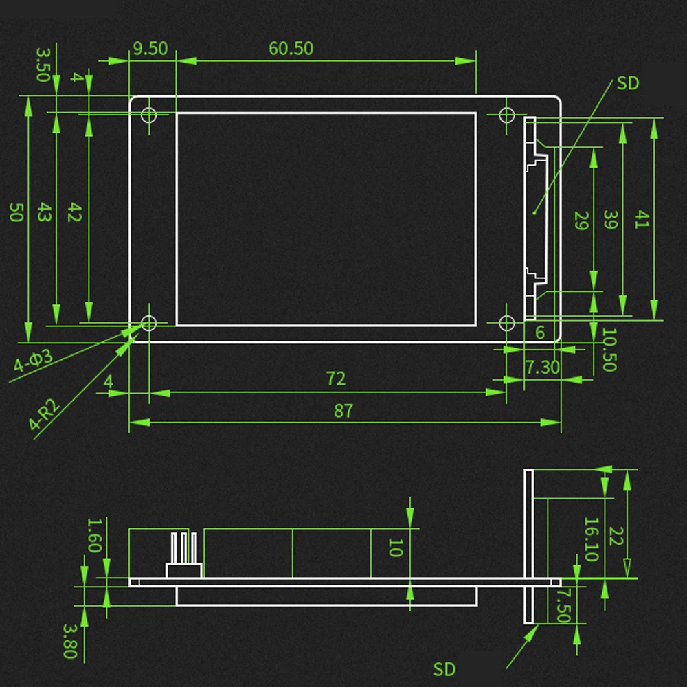 3d принтер цветной сенсорный Умный контроль ler Mini 2,4 дюймов MKS TFT24 дисплей экран пульт дистанционного управления для открытого источника 3d