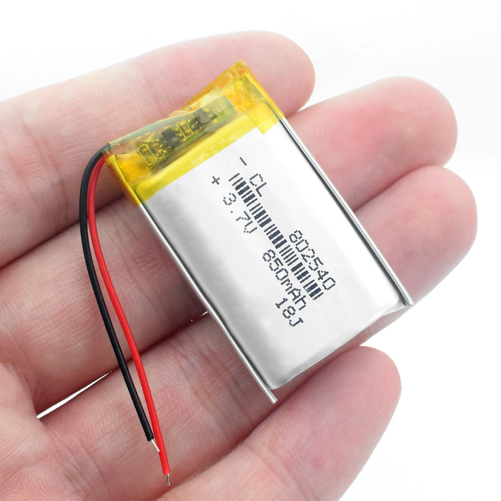 3 7 v li po Ion батареи 7v пакет V полимерная литиевая батарея 802540 082540 850MAH для GPS MP3 MP4 MP5