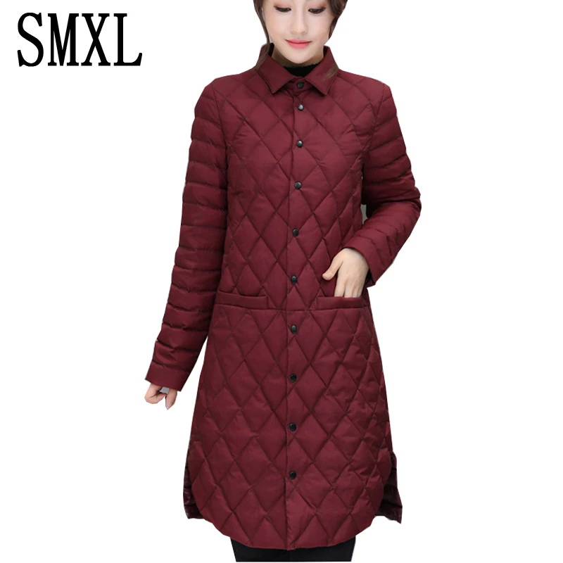 smxl font b women b font new Coat Ultra keep warm white Duck Down font b