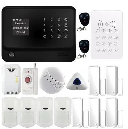Система сигнализации Yobang Беспроводная сигнализация для дома 2 4 ГГц Wi Fi GSM GPRS SMS|alarm