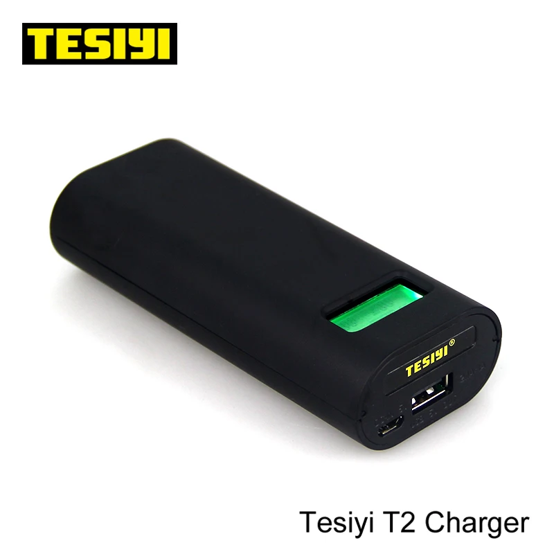 5 шт./лот tesiyi T2 Зарядное устройство для 18650 батарея может быть как power bank зарядное устройство TESIYI power bank T2 Смарт Цифровое зарядное устройство