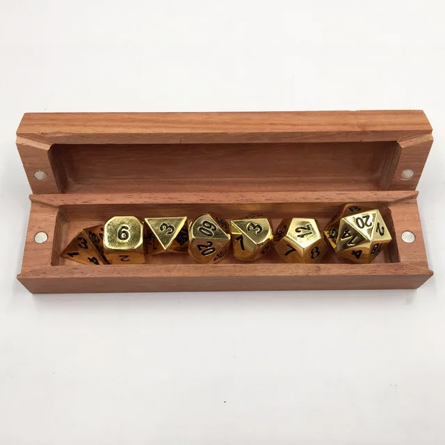 Rollooo Wooden Dice Box for DND Dice Setin Dice from Sports