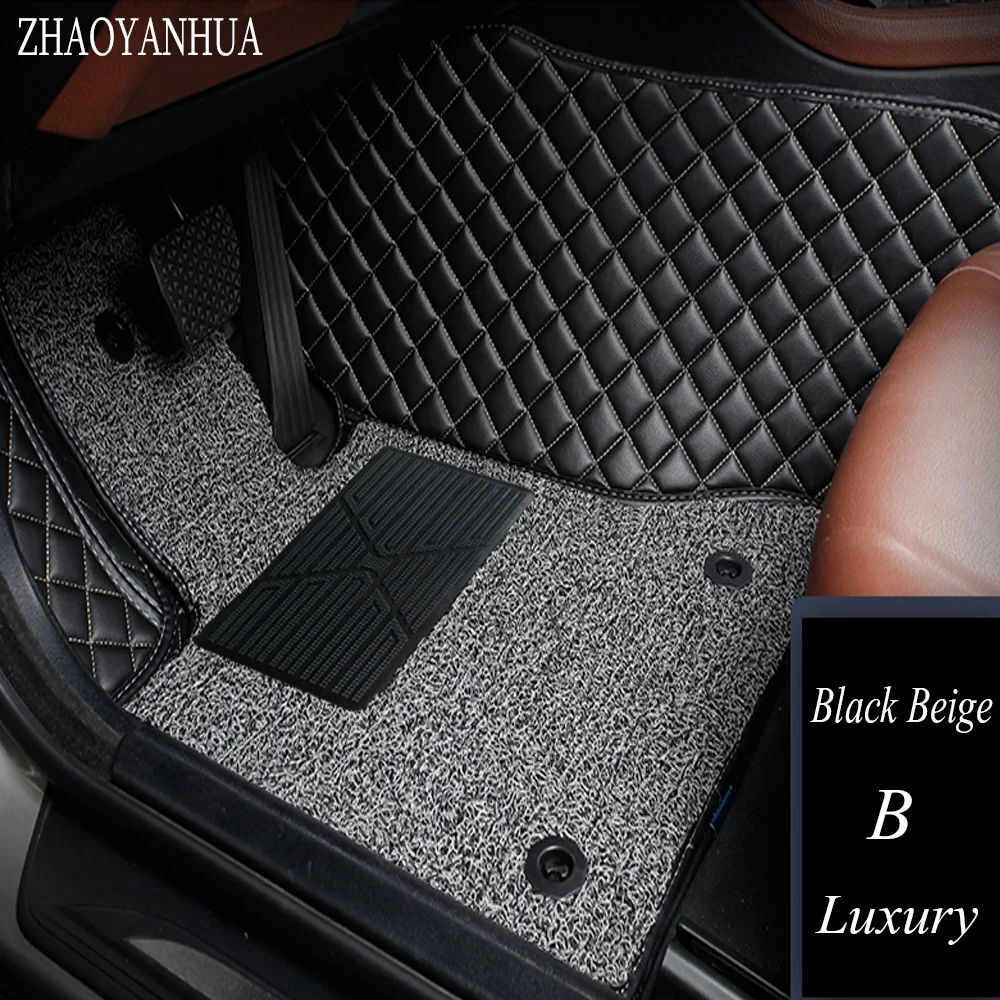 

ZHAOYANHUA Car floor mats for Audi A6 C5 C6 C7 A4 B6 B7 B8 Allroad Avant A3 A5 A7 A8 A8L Q3 Q5 Q7 5D car styling carpet liners