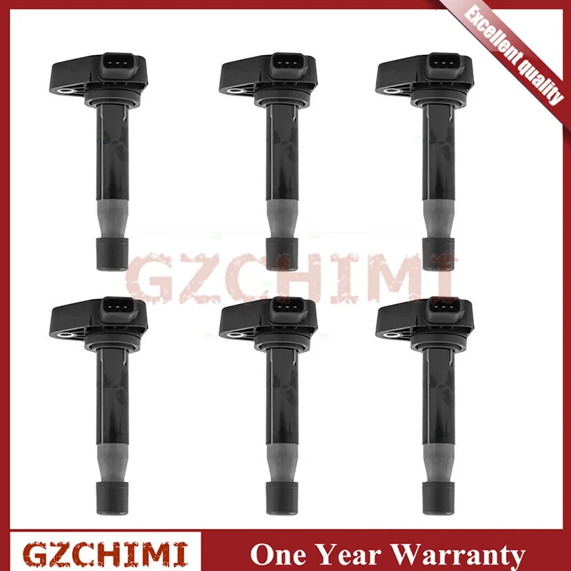 

30520-P8E-A01 30520-P8E-S01 30520-P8F-A01 6 pcs Ignition Coil for Honda Accord Odyssey Acura MDX TL CL Saturn 3.0L 3.2L 3.5L V6