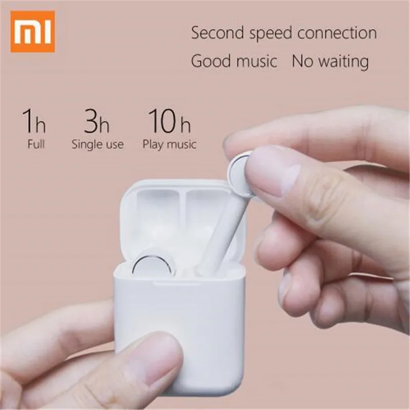 Online Original Xiao mi Airdots Pro mi Luft TWS Drahtlose Kopfhörer Bluetooth Headset ACCHD Auto Pause Tap Control Für IOS   android Telefon