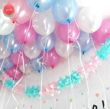 10pcs 10inch White latex balloon Helium air balls inflatable wedding party decoration kid birthday Float Multicolor