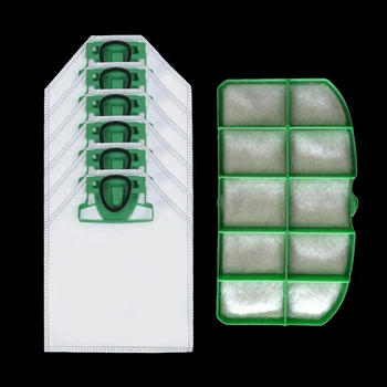 

Vacuum cleaner Replacement Part Set Dust Bags Kit For Vorwerk Kobold VK 200 FP200 Cleaning Tool Washable Useful