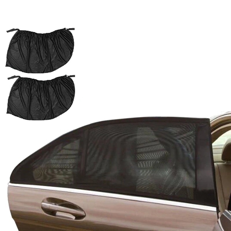 2Pcs Set New Car Window Curtain Sunshade Set UV Protection Side Window Sunshades Accessories Supplies Gear