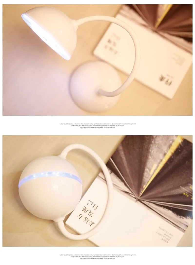 LED Light Table Desk Lamp Touch Sensor USB Rechargeable Reading Lamps