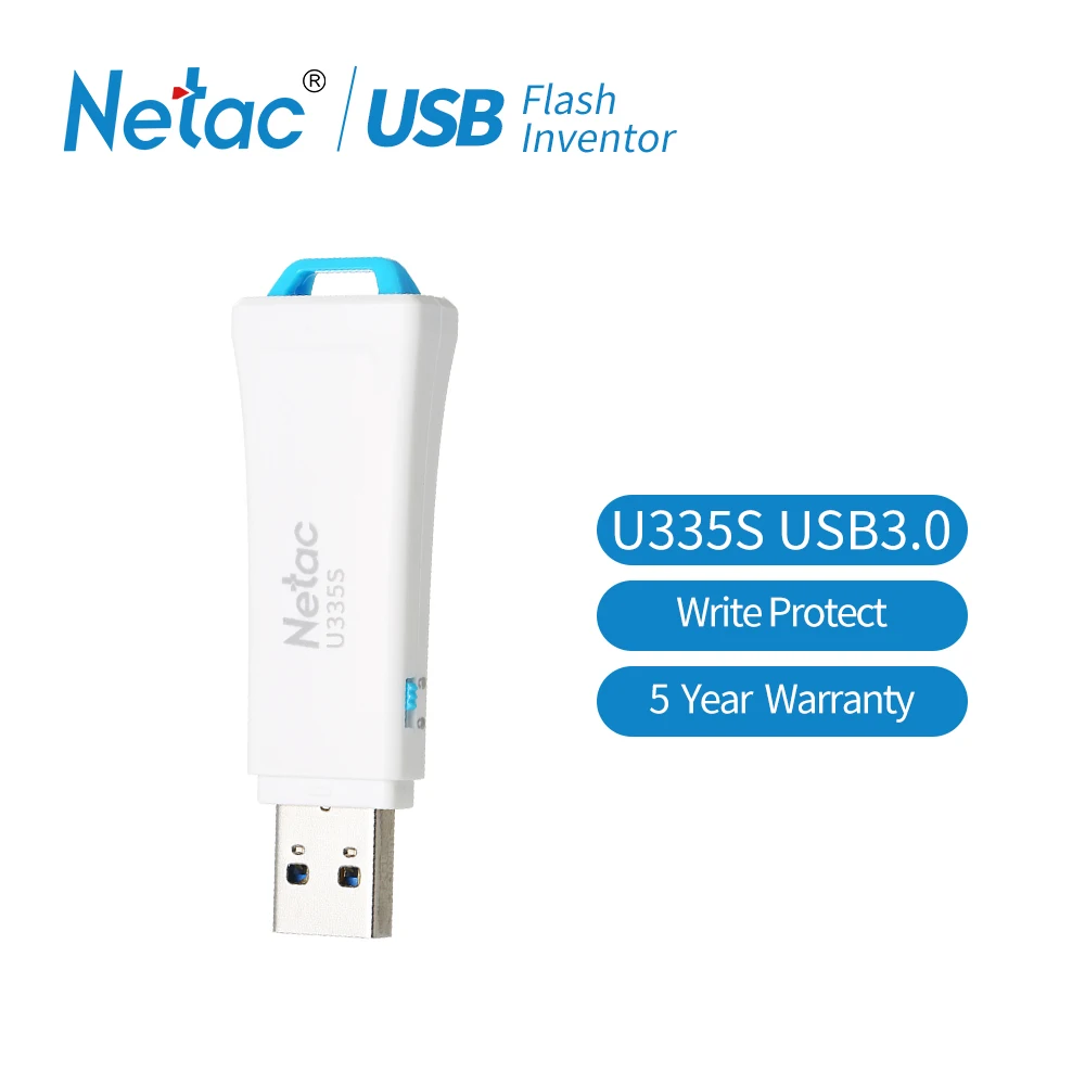 Netac U335S USB 3,0 защищенный от записи флэш-накопитель белый 16 ГБ 32 ГБ 64 Гб USB3.0 флэш-диск зашифрованный 16 32 64 Гб Флешка U Stick - Цвет: Netac U208S