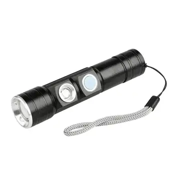 

Rechargeable 6000 Lumens XPE Led Flashlight 395NM ultraviolet Fake Currency detector torch
