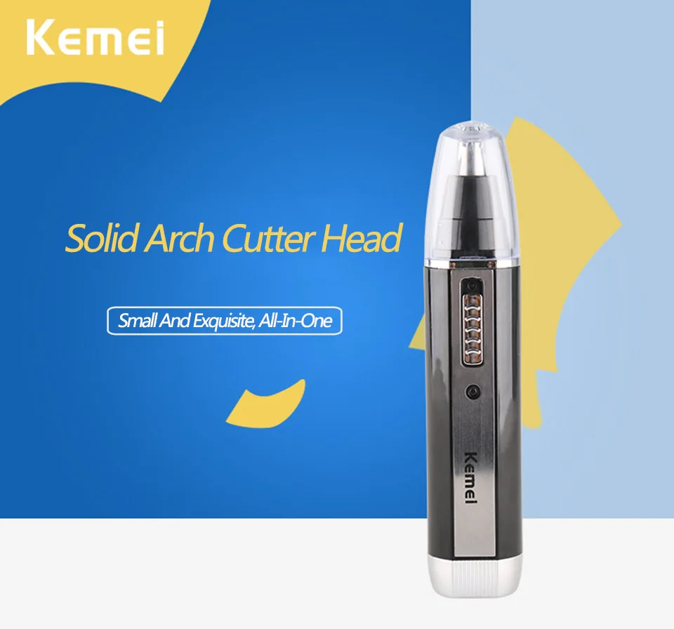 Kemei KM-6630 4 в 1 Профессиональная Мода Электрический перезаряжаемый триммер для носа и ушей Триммер для волос для лица Триммер для волос
