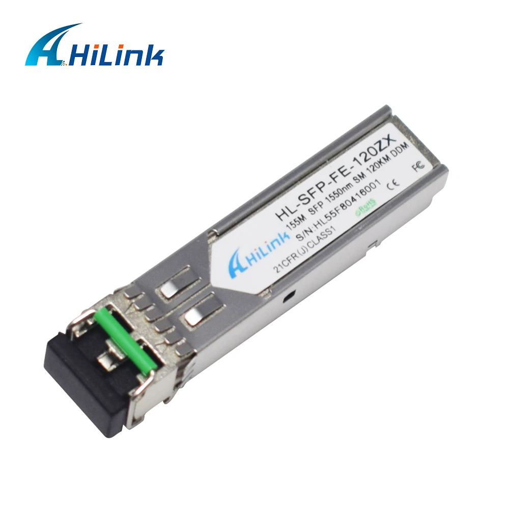 10 шт./лот Бесплатная доставка! Оптический модуль 155M 1550nm 120km Dual LC 100Base FX SFP