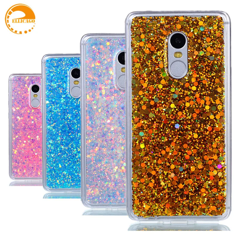 

Xiaomi Redmi Note 4 Case Xiaomi redmi note 4 pro prime case Glitter Bling Soft Silicon Back cover For xiomi redmi note 4 cases