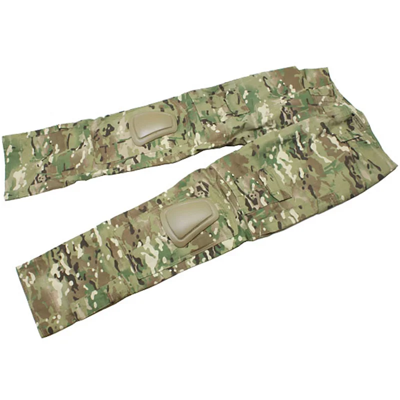 haoYK Pantaloni Militari Tattici Paintball BDU Pantaloni Camo Airsoft Pantaloni Multifunzione con Tamburo Multicam