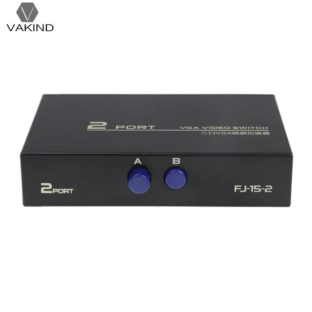 130 MHz 1 2 Monitor Schalter VGA Video Switch Splitter VGA