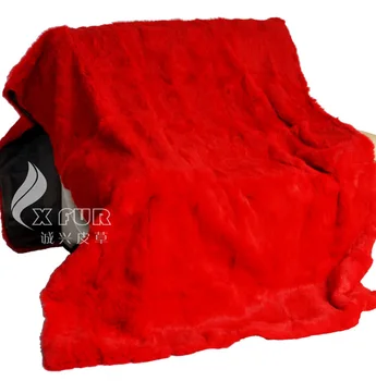 GĂŒnstig CX-D-88/Z 200X150 LuxusbettwĂ€sche Set Dicken Winter Warm Echten Kaninchenfell Decke