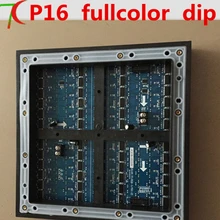 Watch p16 dip high brightness waterproof static 256 256mm full color for large outdoor led screen