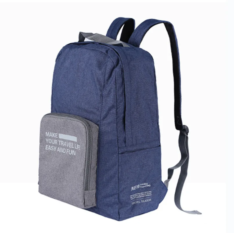 Women Men Storage Shoulder Bag Folding Backpack Multifunctional Travel Package
