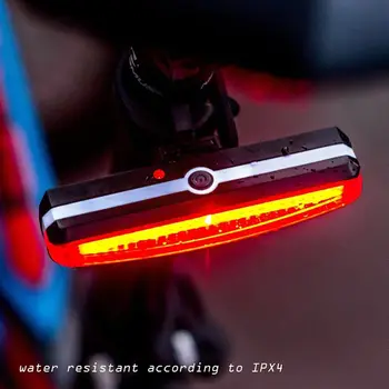 

1 Pc Ultra Bright Bike Light USB Rechargeable Bicycle Tail Light High Intensity Rear LED Night Cycling Safety Flashlight