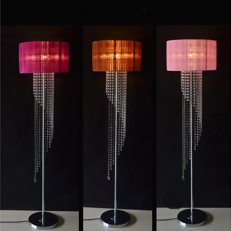 

The American crystal lamp room bedroom bedside pendant lamp vertical simple modern creative SJ85