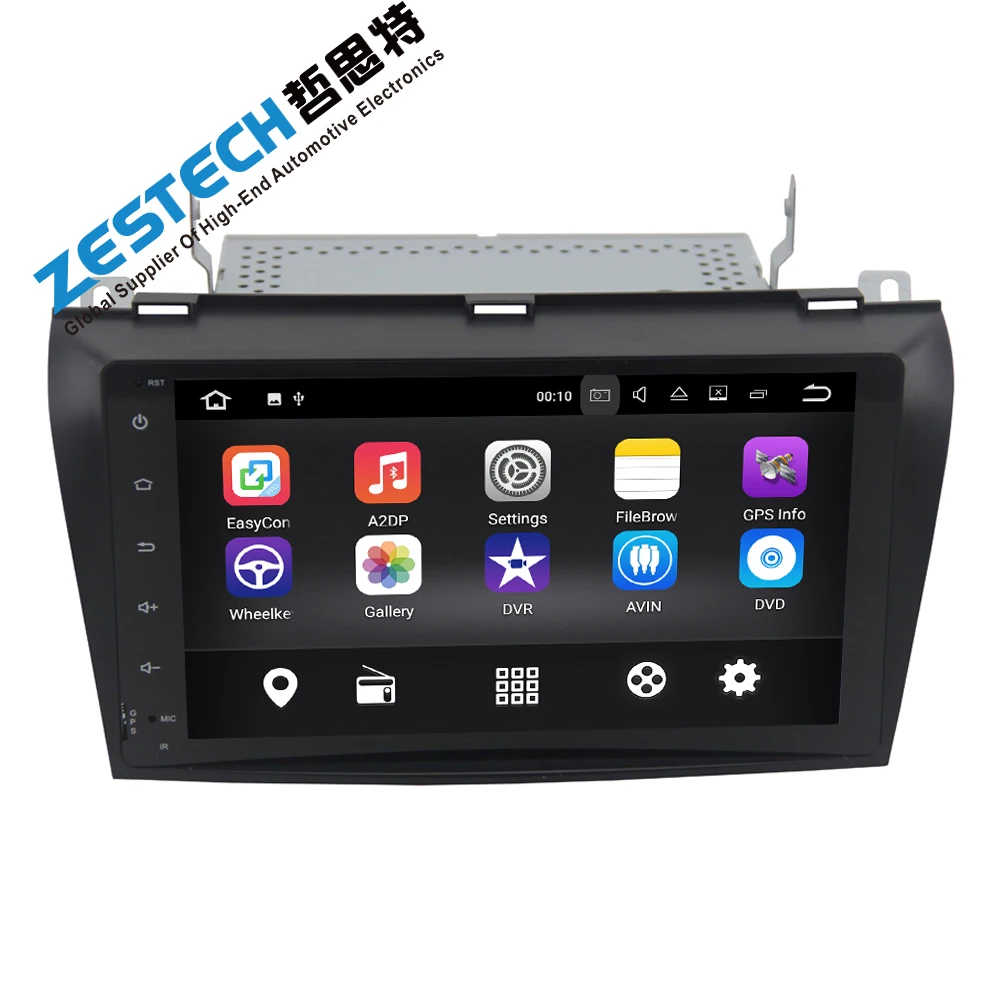 Discount Android 7.1 4-core 2 +16 GB Memory car radio gps multimedia for mazda 3 2004-2009 with WifFi/Bluetooth/Radio/gps navigation 2