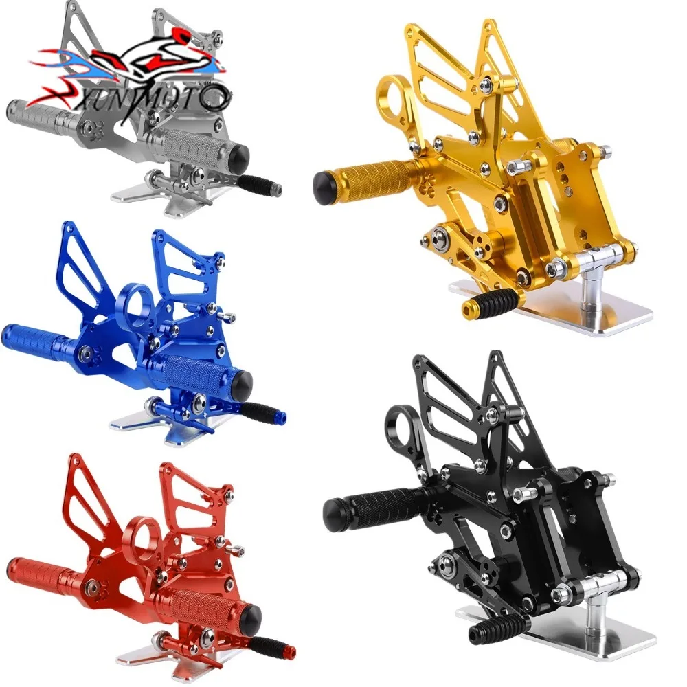 Motorcycle Adjustable Rcing Rider Rear Sets Shift Rearset Footrest Foot