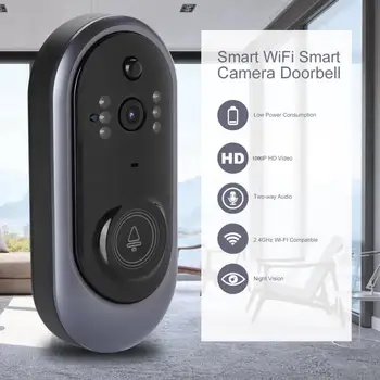 

1080P Home Security Wireless WiFi HD Smart Camera Doorbell IR Visible Intercom Doorphone