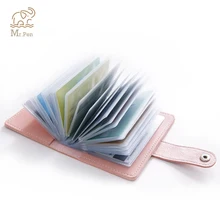 2 шт./компл. мини из искусственной кожи ID денежных средств Бизнес держатель для карт Портативный Для мужчин Для женщин пара кошельков для кредитных карт протектор чехол Карманный Кошелек