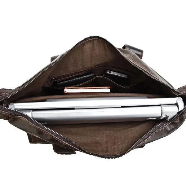 Nesitu, хорошее качество, Винтажный Мужской портфель из натуральной кожи, сумка-мессенджер, портфель, деловая дорожная сумка, 14 дюймов, сумка для ноутбука# M7120
