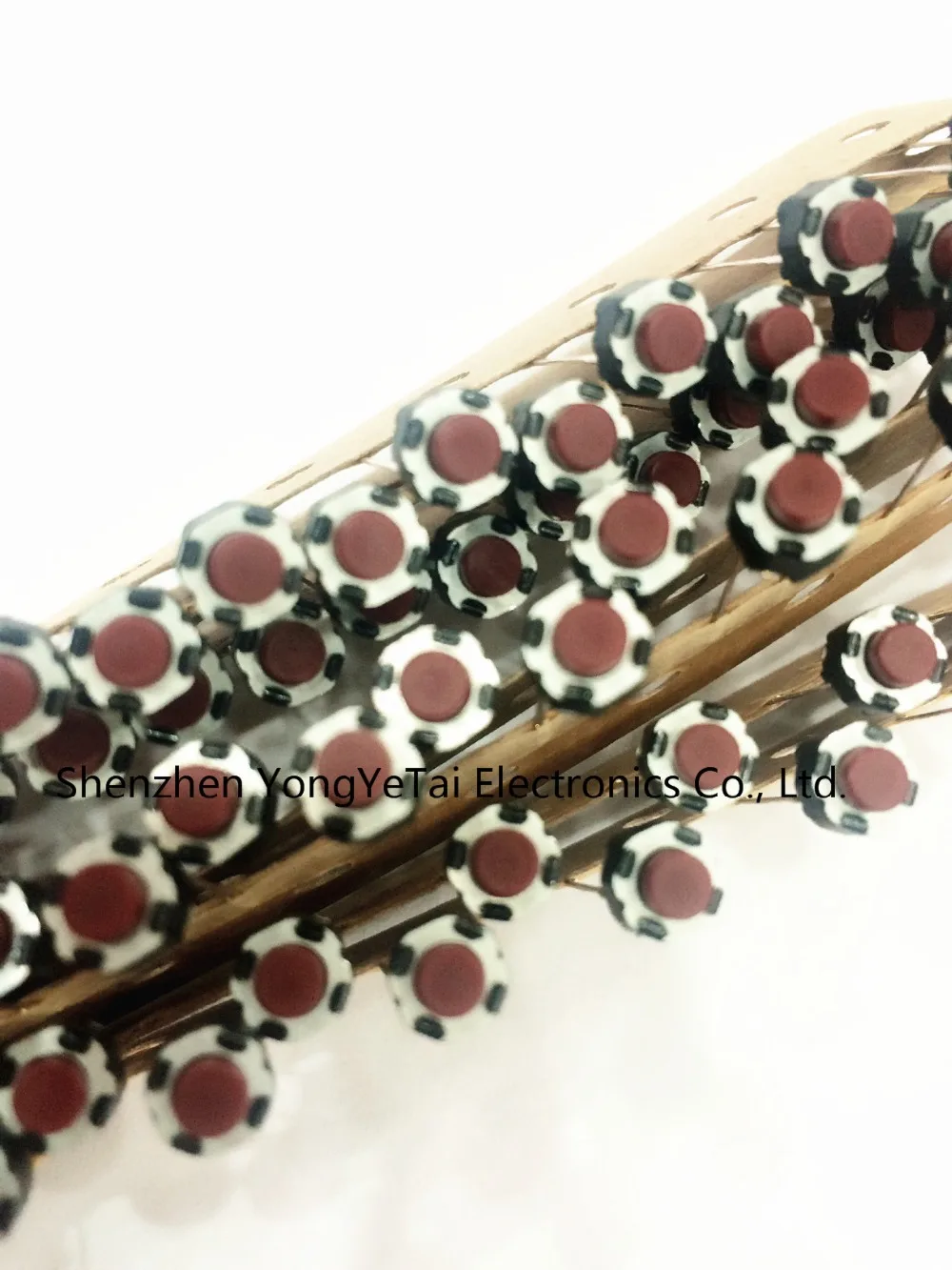 Yyt 100 Peças Original Evq11g05r Interruptor de Toque 6*6*5 2pin Cabeça Vermelha Toque de um Botão