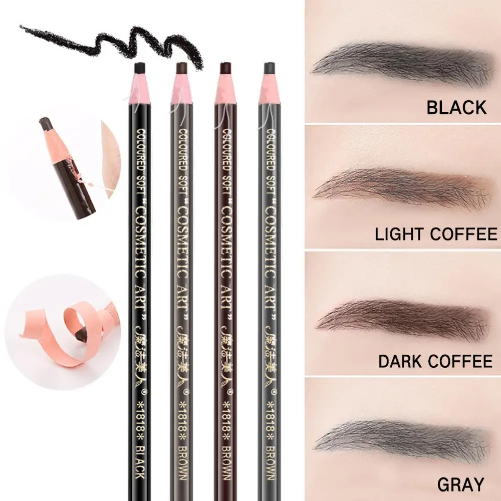 

Pull wire easy to use 5 color brand eyebrow pencil waterproof not blooming eyebrows enhancer easy to color makeup tools CW29