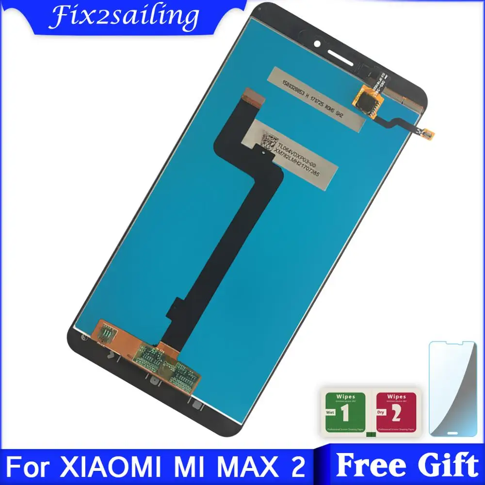 Оригинальный дисплей для XIAOMI Mi Max 2 LCD сенсорный экран с рамкой сменный Xiaomi Max2 6 44&quot