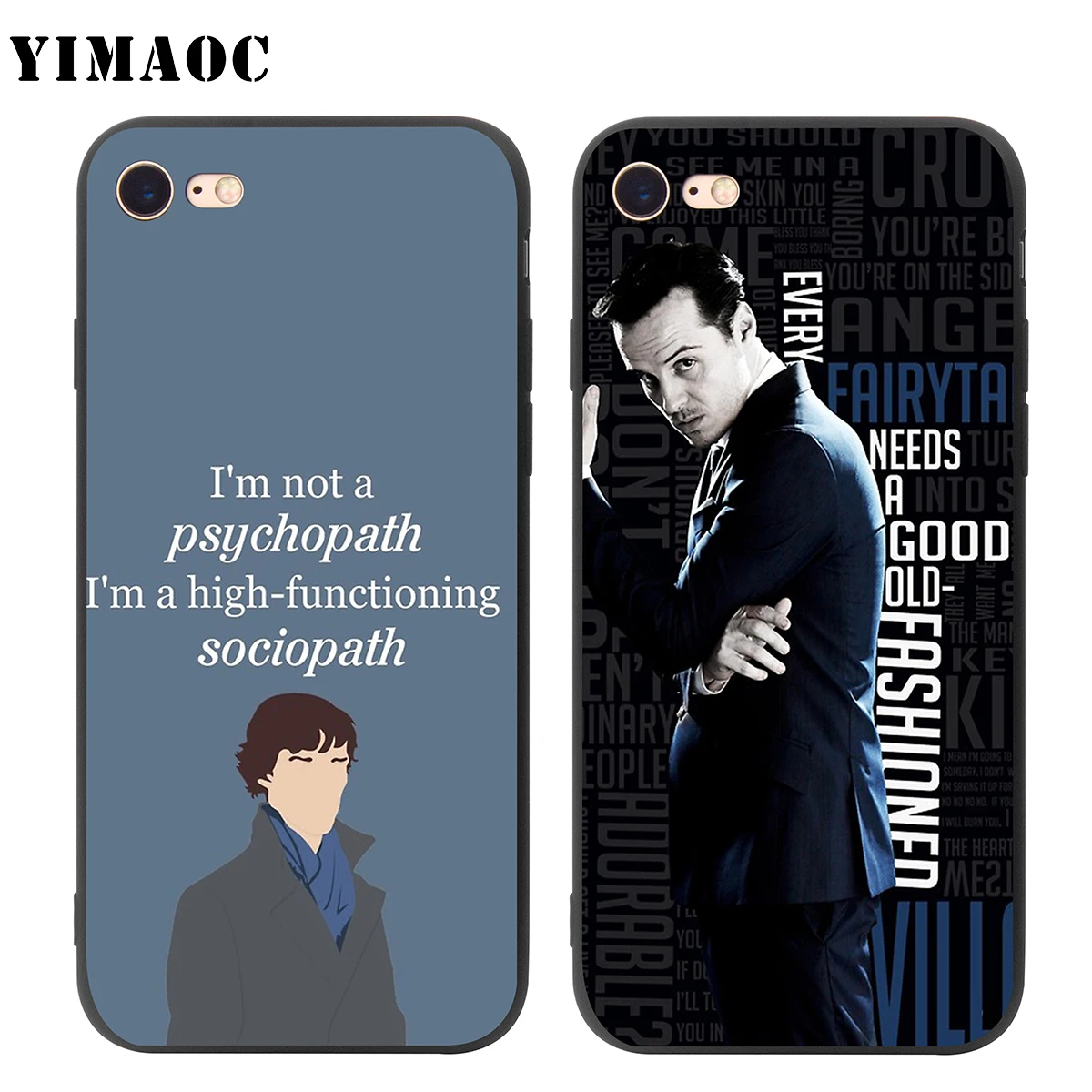 YIMAOC Sherlock Moriartee 221B Мягкий силиконовый чехол для iPhone 11 Pro XS Max XR X 8 7 6 6S Plus 5 5S se