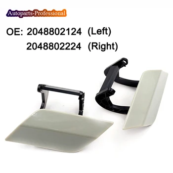 

New Left & Right Side Headlight Washer Flap Cap Cover For Mercedes Benz C-Class W204 2007-2011 2048802124 2048802224
